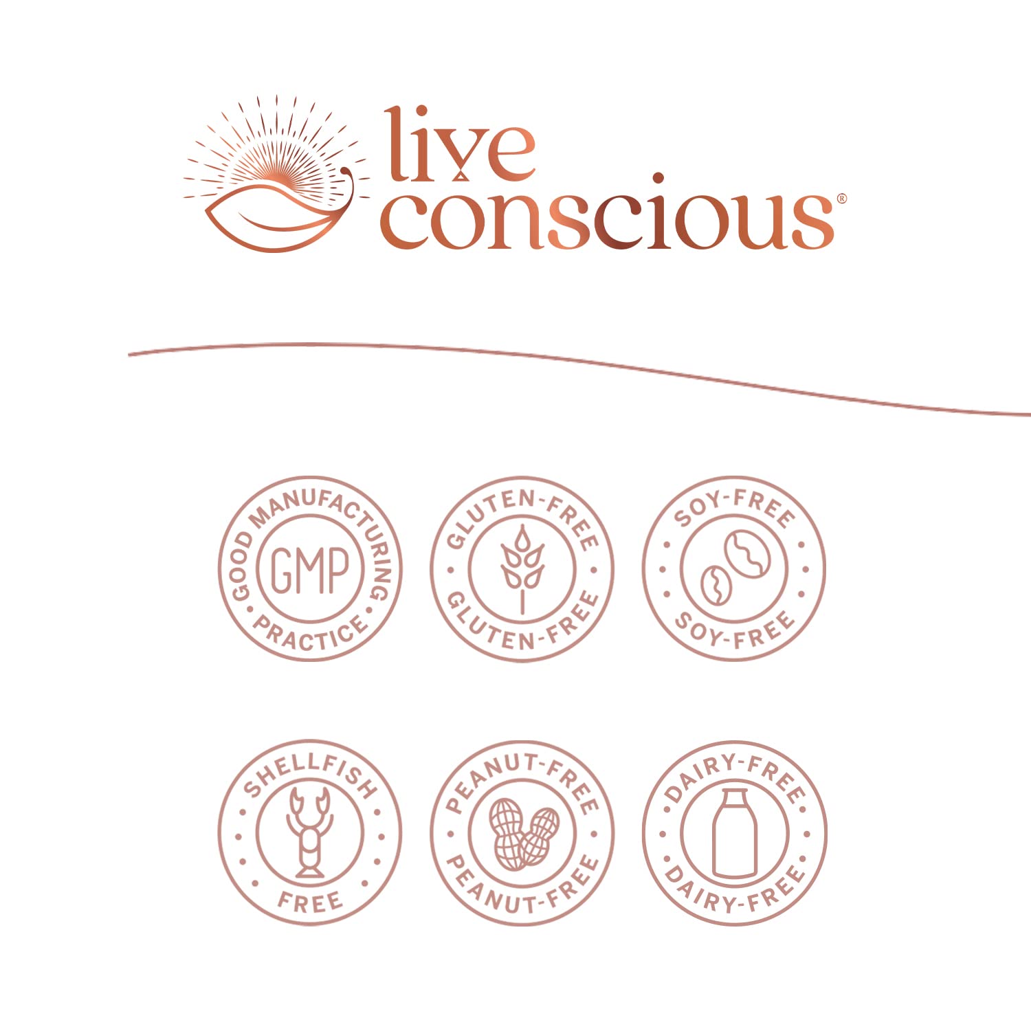 Side angle of Live Conscious LiverWell packaging detailing metabolic support benefits