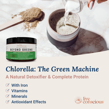 Live Conscious Beyond Greens concentrated superfood powder nutritional facts