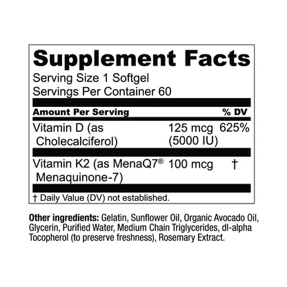 Live Conscious Vitamin K2 MK7 with D3 lifestyle display showing non GMO softgels