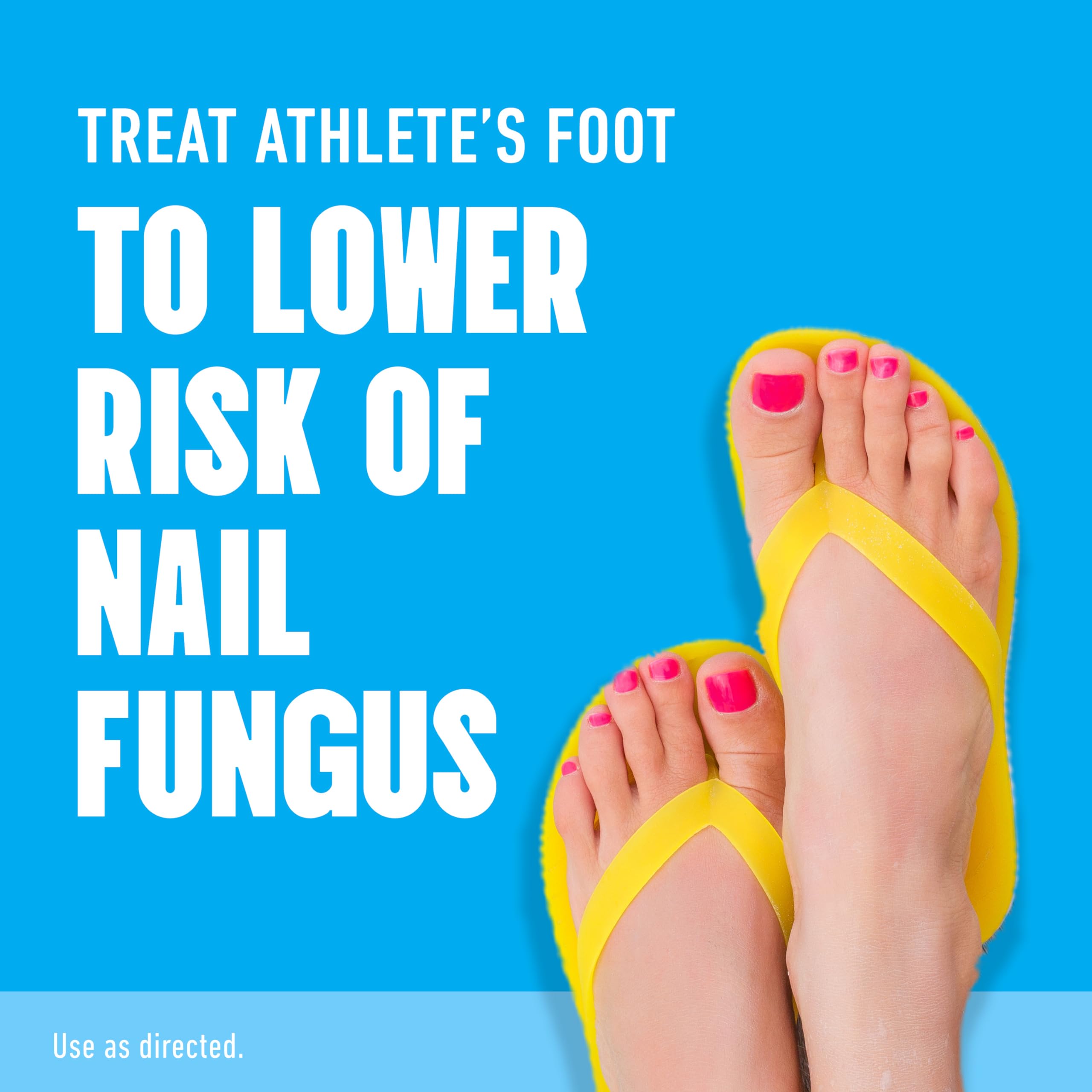 Authentic USA imported Lotrimin foot spray for tinea pedis relief