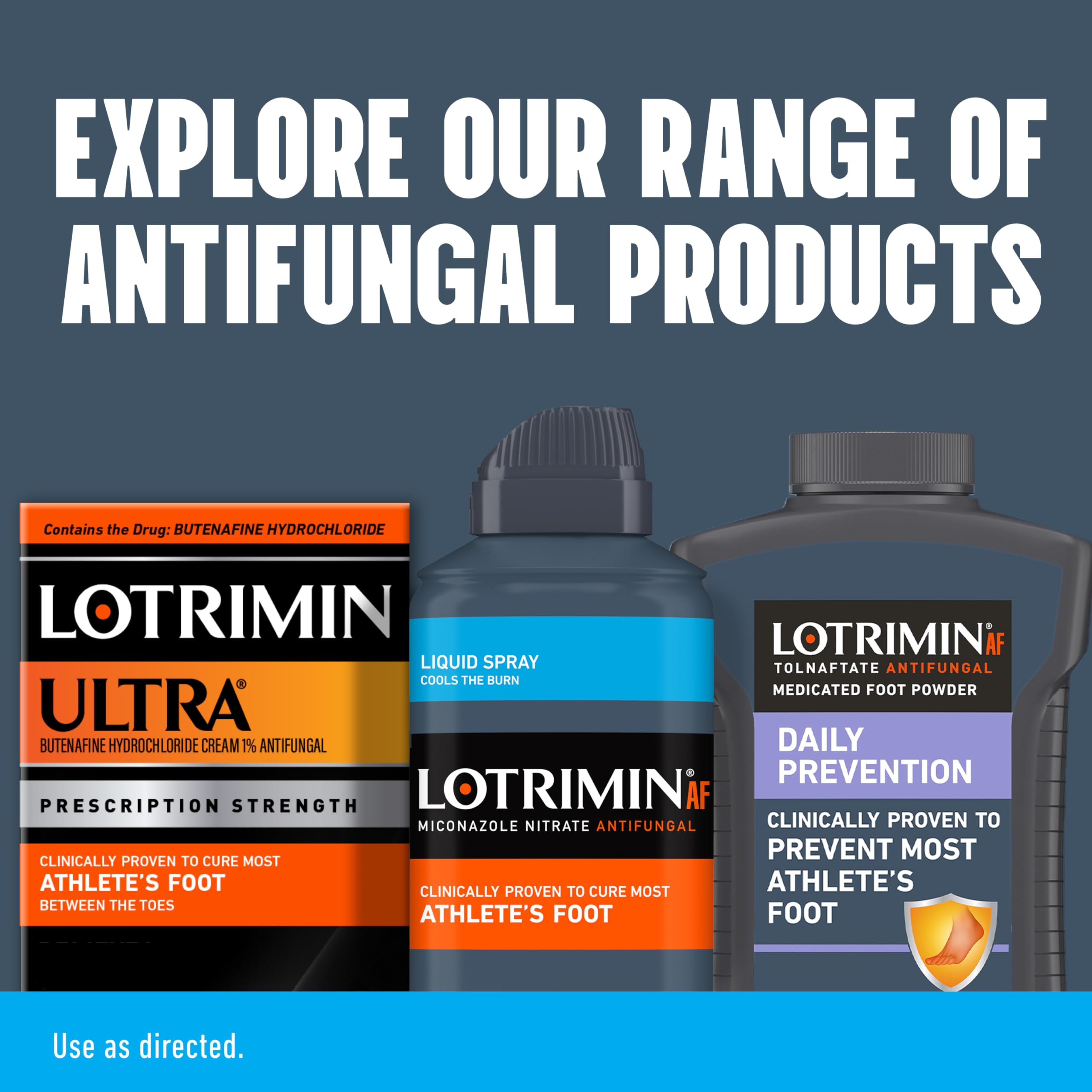 Close up of the spray nozzle on Lotrimin AF athlete's foot treatment