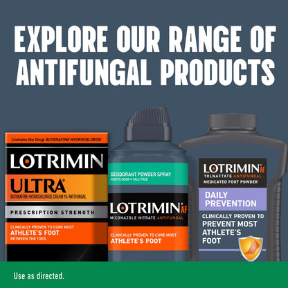Lotrimin fresh scent 4.6 Ounce aerosol can for targeted skin fungus application