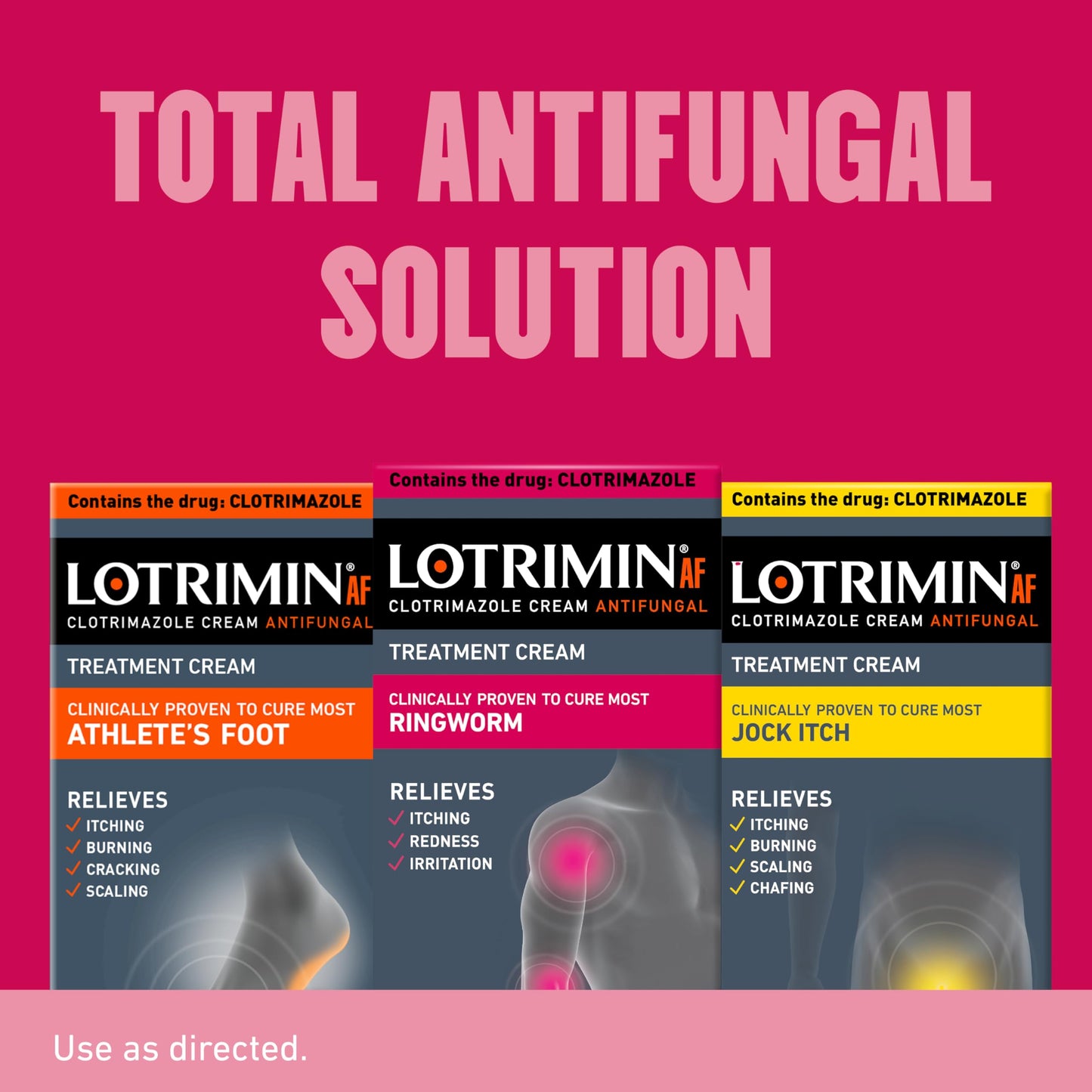 Greaseless and odorless clotrimazole ringworm cream packaging details