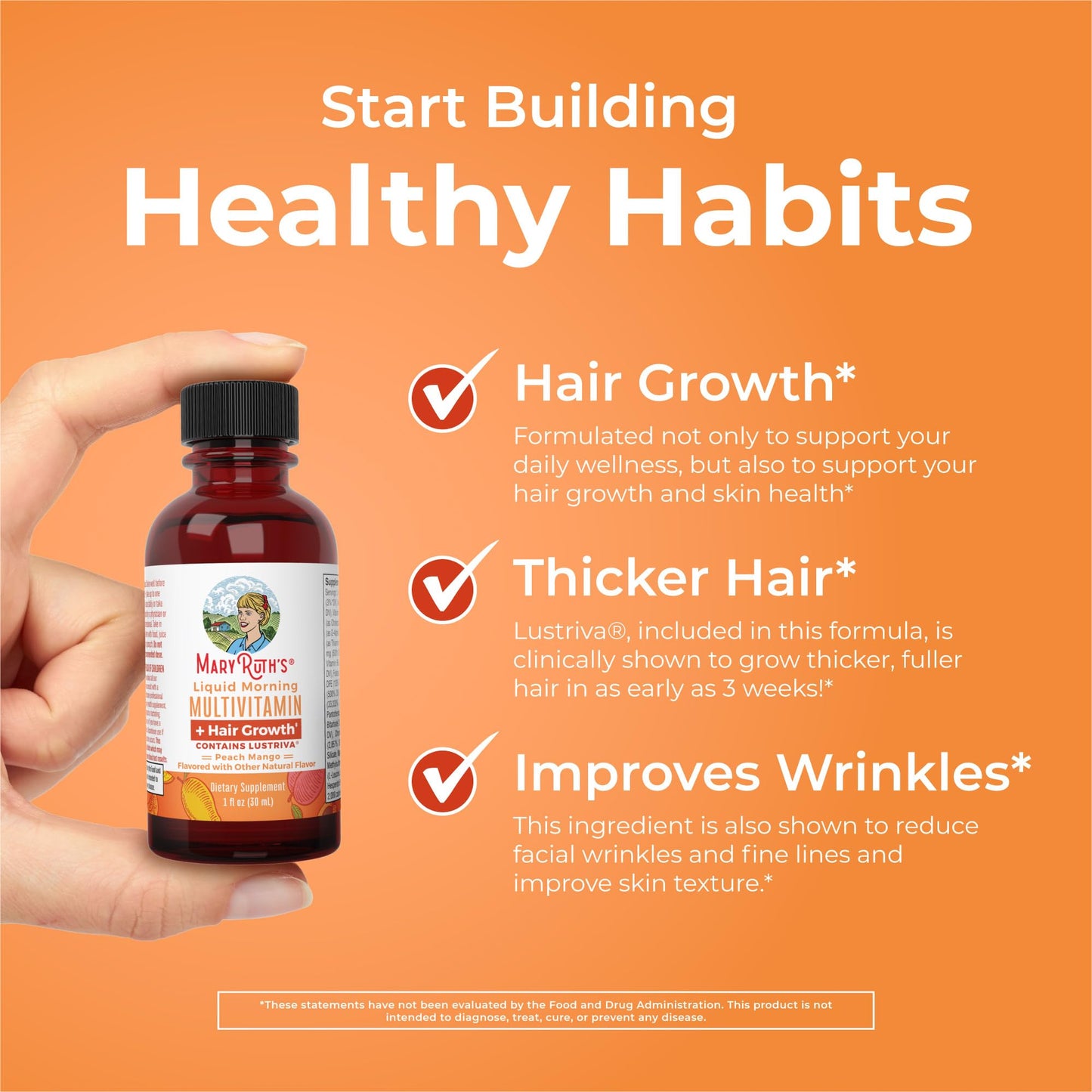 Vegan sugar free liquid morning multivitamin supplement facts label and ingredients list