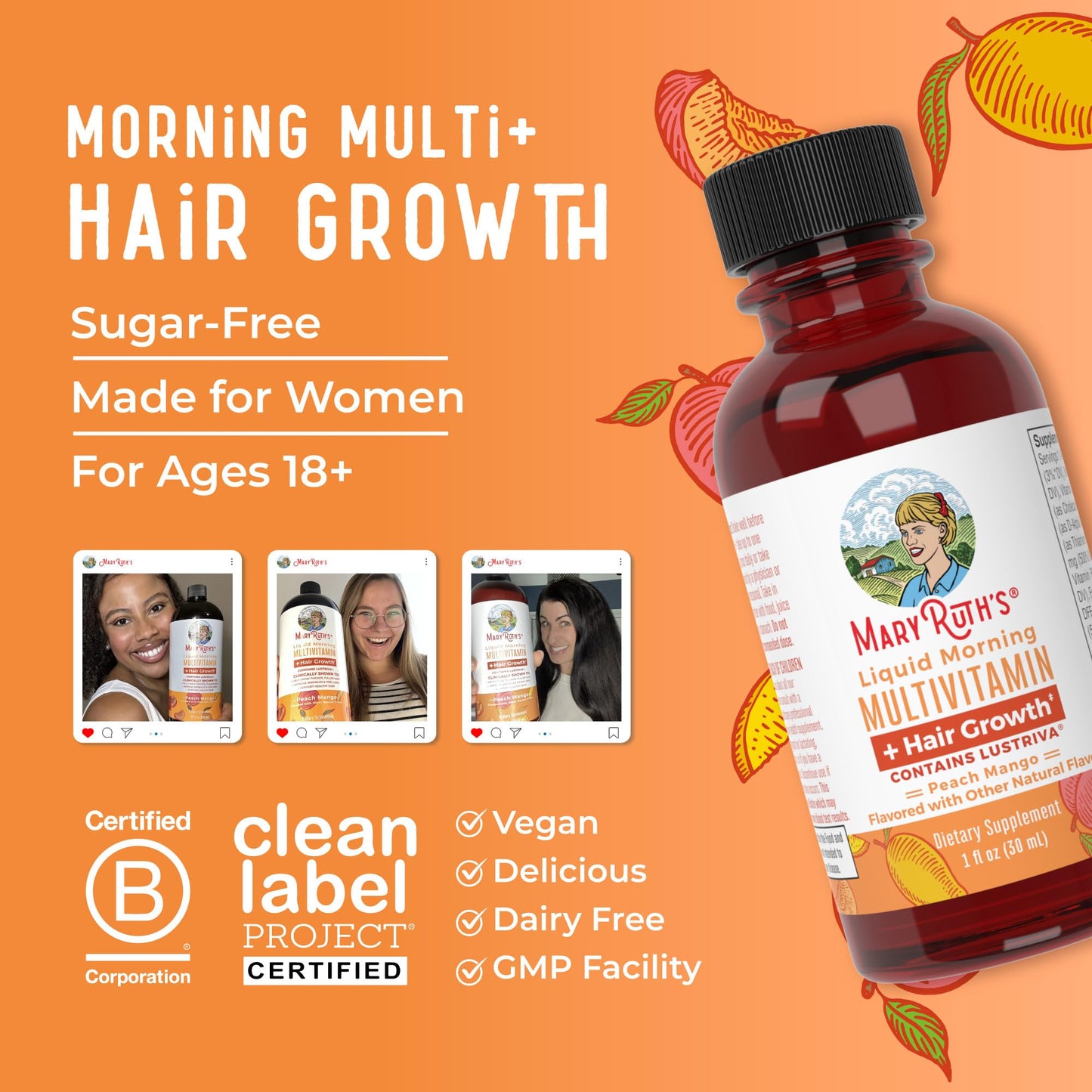 Premium imported liquid biotin and multivitamin hair growth formula for Indian consumers