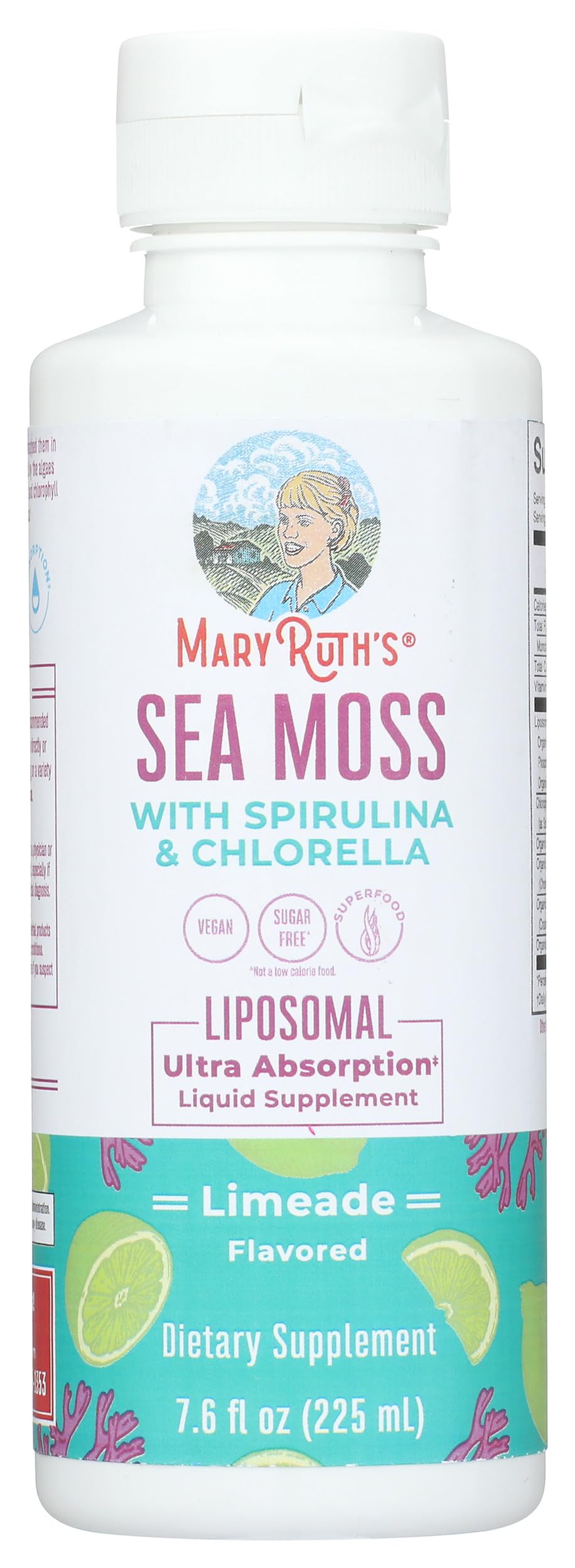 Serving size of MaryRuth Organics Sea Moss Liposomal
