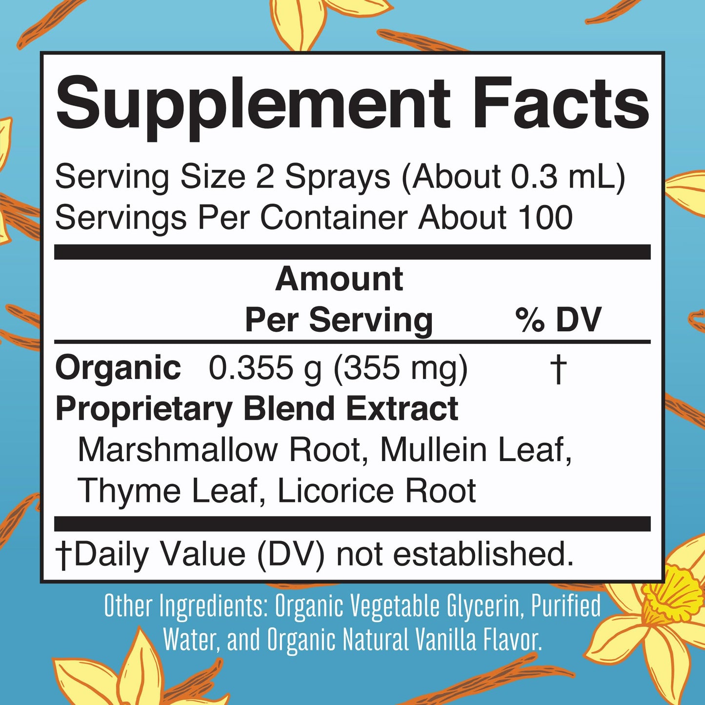 MaryRuth Organics USDA Organic certification logo on packaging