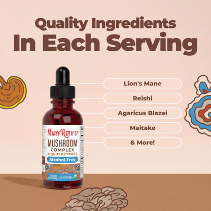 Pure USA imported MaryRuth Organics wellness drops on a clean background.