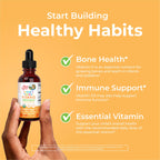 MaryRuth Organics liquid vitamin d3 dropper and bottle packaging