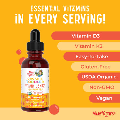 MaryRuth Organics USA imported health supplement side view label