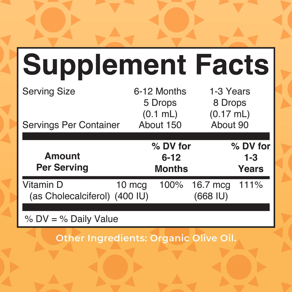 MaryRuth Organics vegan vitamin d3 drops bottle with dropper cap