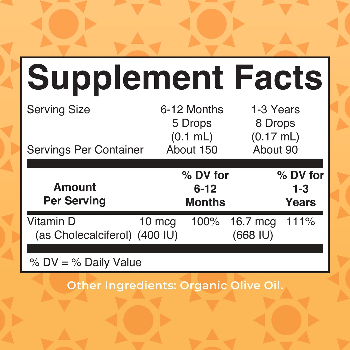 MaryRuth Organics 15 mL child dietary supplement packaging displaying toddler bone health benefit descriptions