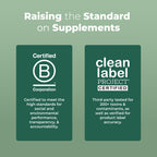 USA imported MaryRuth Organics stinging nettle leaf dietary supplement highlighting vegan and non-GMO seals.