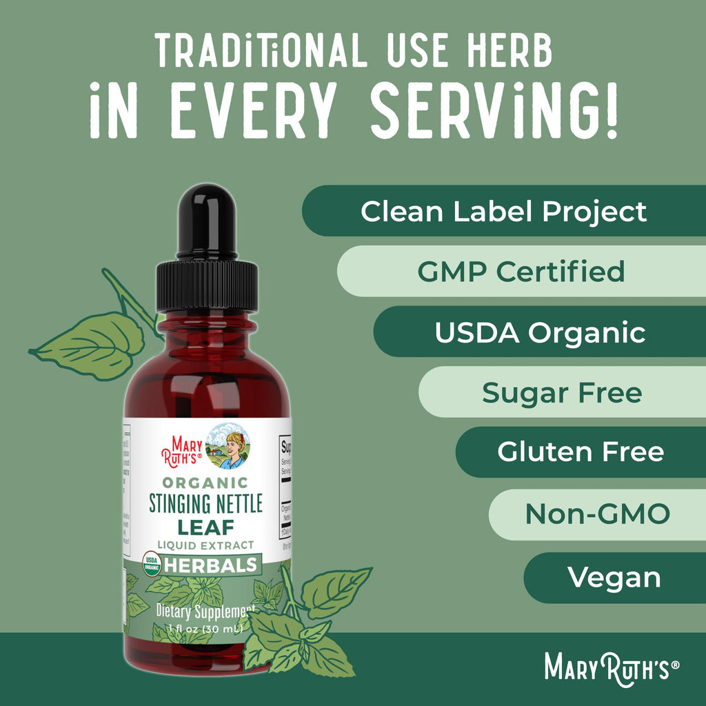 MaryRuth Organics 30 mL clean formula bottle showing security seal and batch coding.