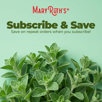 MaryRuth Organics Oregano Oil Drops packaging box with directions for use