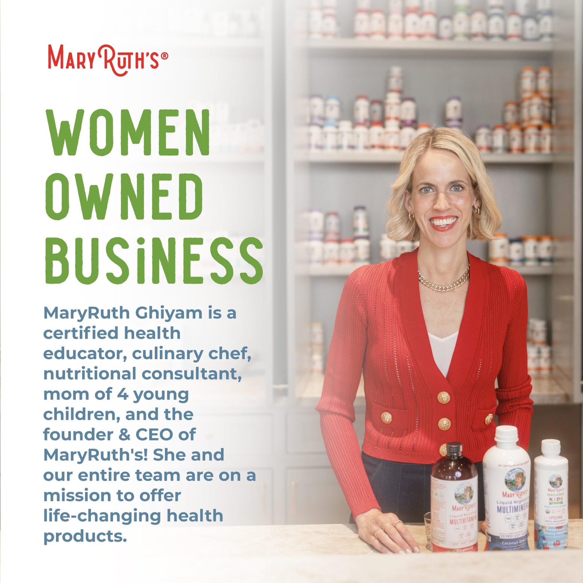 MaryRuth's Organic Calming Kava premium amber bottle protecting light sensitive herbal extract