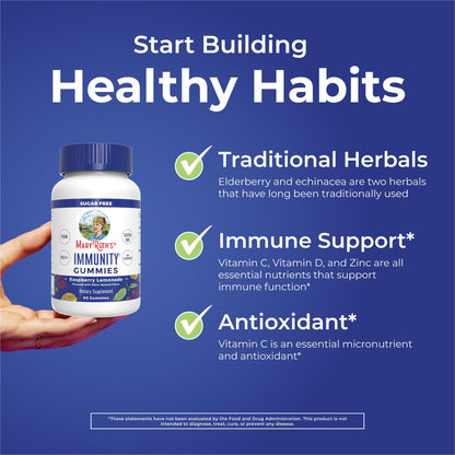 MaryRuth Organics imported USA formula elderberry and echinacea defense chewables