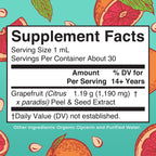 MaryRuth Organics Grapefruit Seed Extract label details