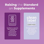 Side view of MaryRuth elderberry drops bottle highlighting age-based dosage instructions