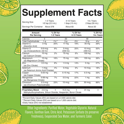 MaryRuth Organics Extra Strength Nighttime Multimineral packaging showing Lemonade Dream flavor details.