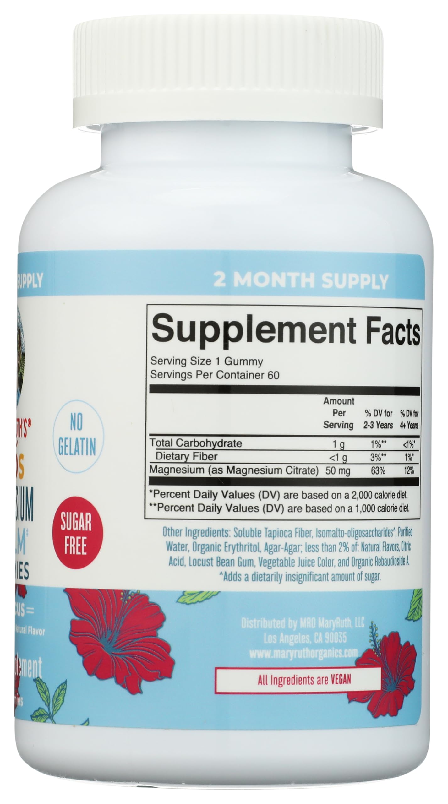 MaryRuth Organics authentic USA imported dietary supplement packaging close up for quality assurance
