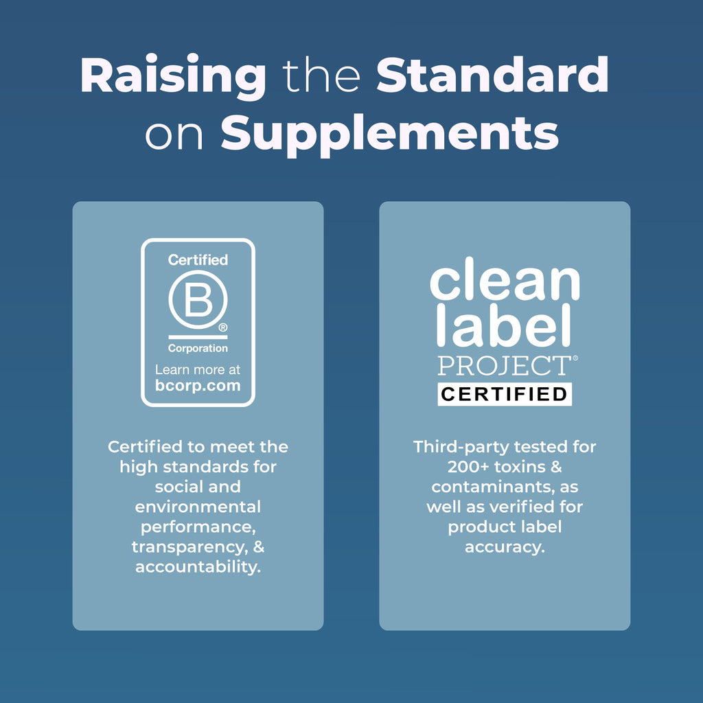 MaryRuth USDA Organic herbal supplement label details