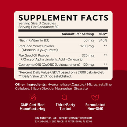 Authentic USA imported heart health supplement bottle