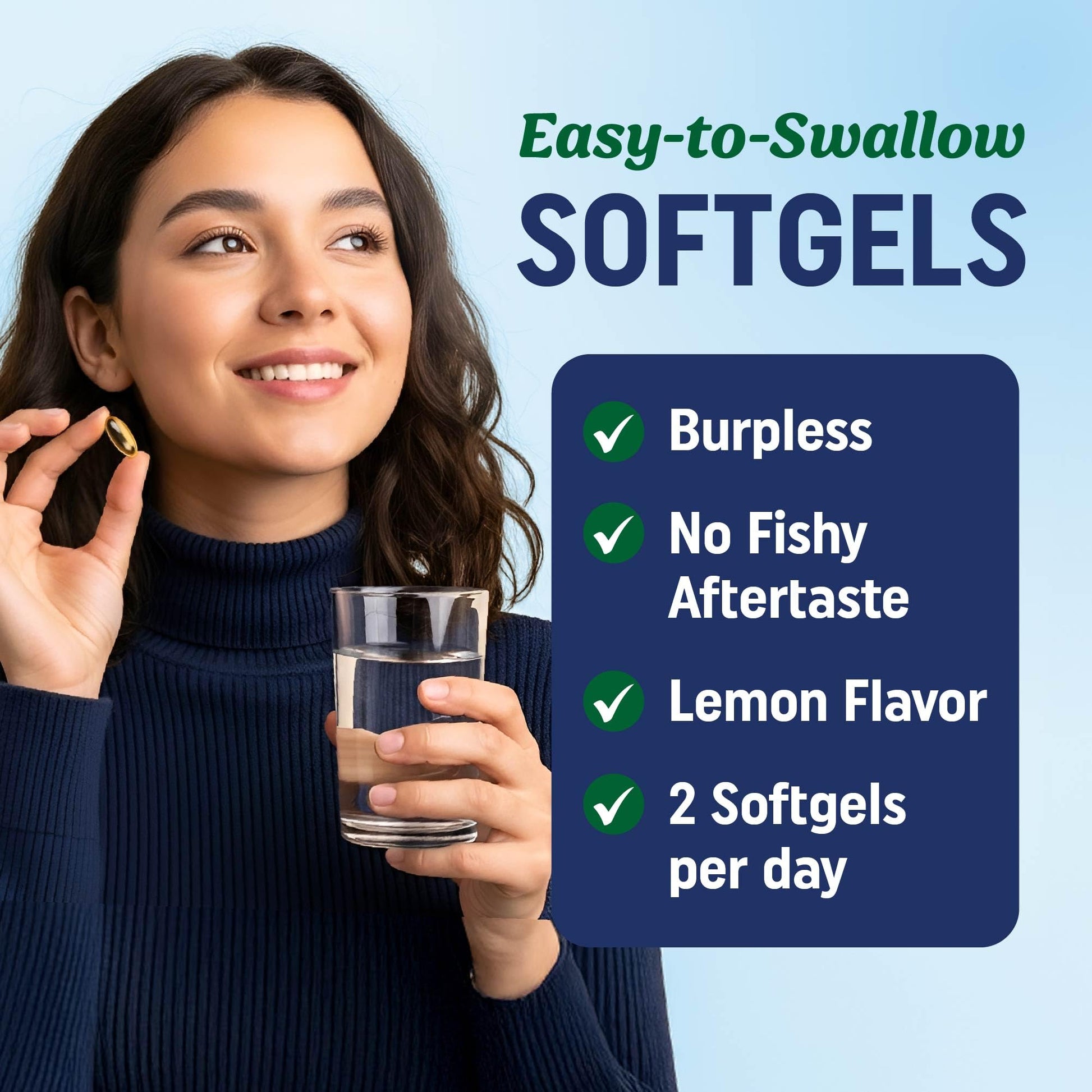 MAV Nutrition brand fish oil softgels closeup