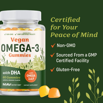 Mav Nutrition health supplement bottle back label details