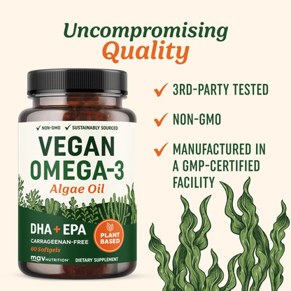 MAV Nutrition non GMO fish oil alternative dietary supplement
