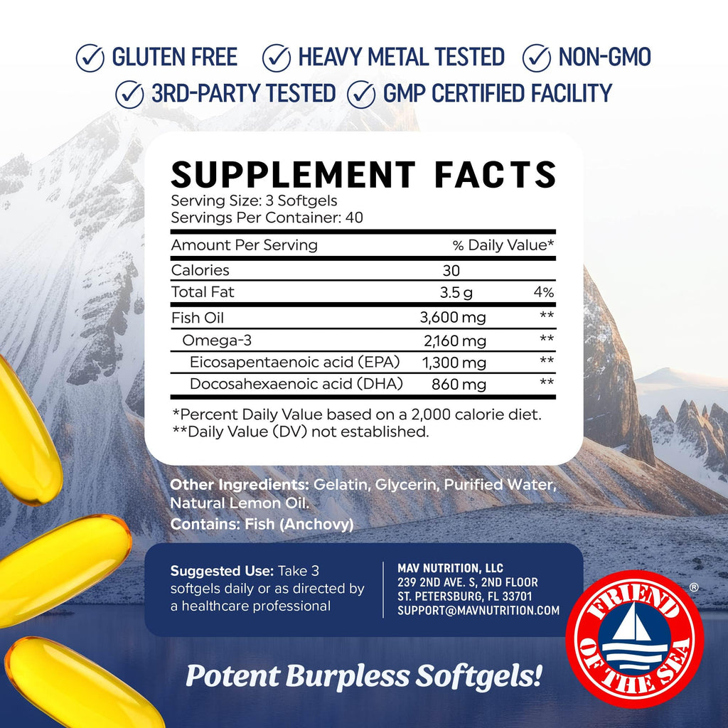 Close up of lemon flavored softgels container