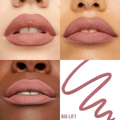 Maybelline Lifter Liner Big Lift sharpenable lip pencil showing creamy texture tip
