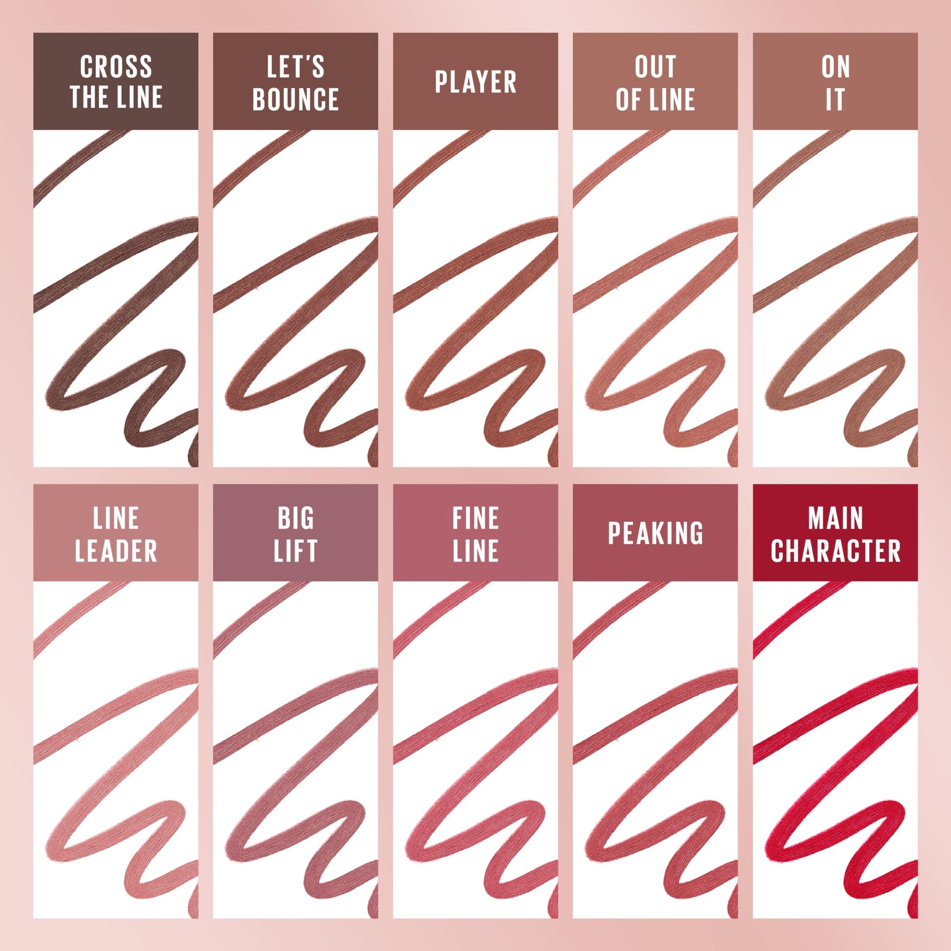 Maybelline Lifter Liner Big Lip pencil displayed with its protective cap off
