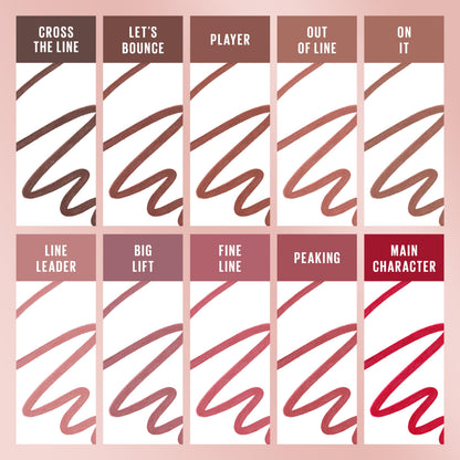Maybelline Lifter Liner Big Lip pencil displayed with its protective cap off