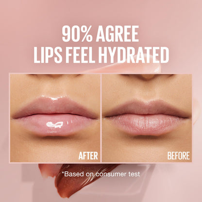 Model applying Maybelline Lifter Gloss Ice