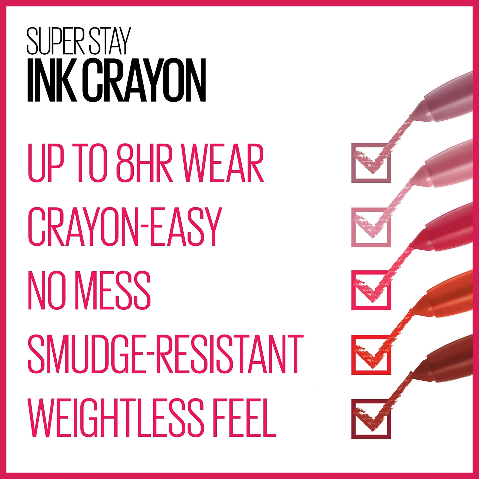 Maybelline ink crayon applicator tip closeup