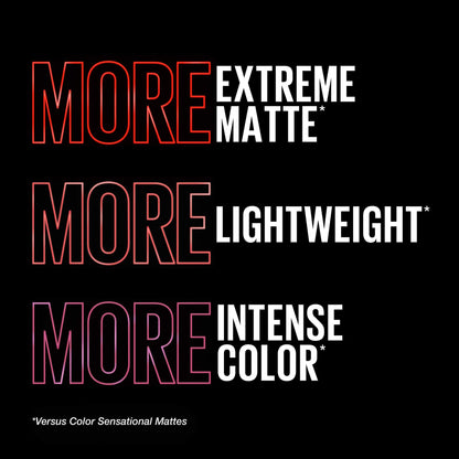 Top view of Maybelline Ultimatte More Mauve lipstick bullet