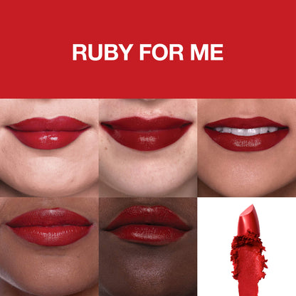 Top view of Maybelline Ruby For Me lipstick bullet shape