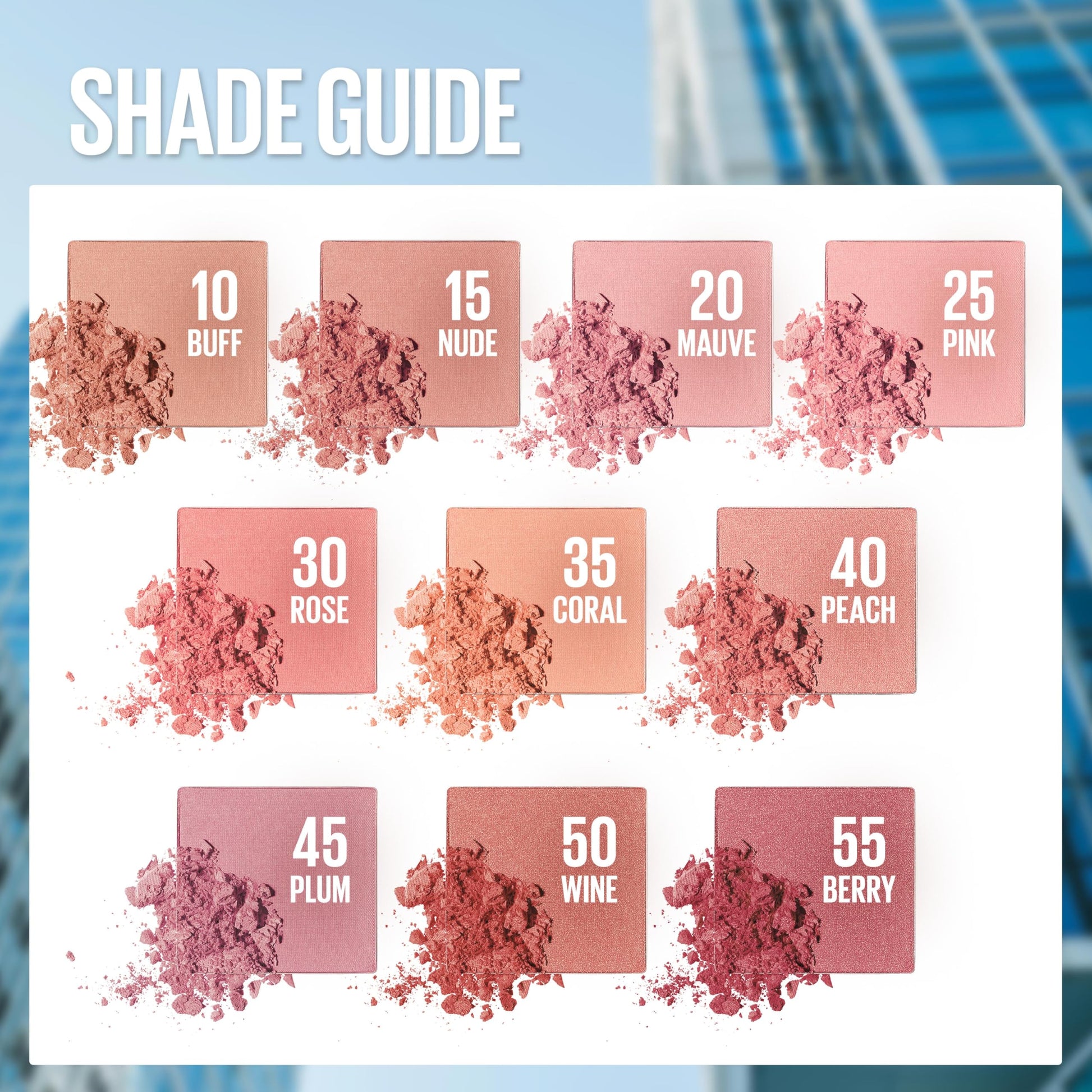 Maybelline New York Fit Me compact powder blush shade swatch on skin