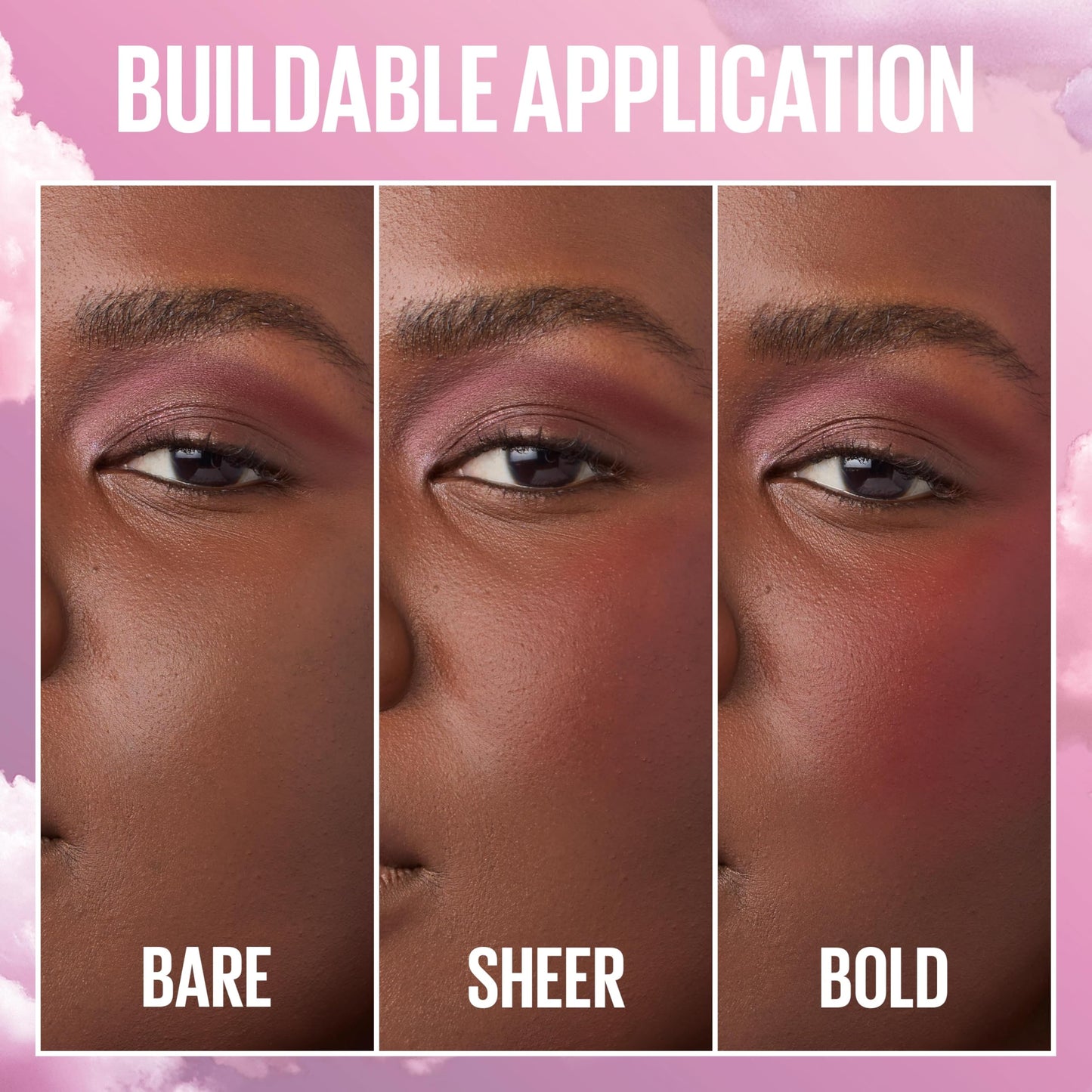 Maybelline Cloudtopia multi use mousse used as a matte lip color