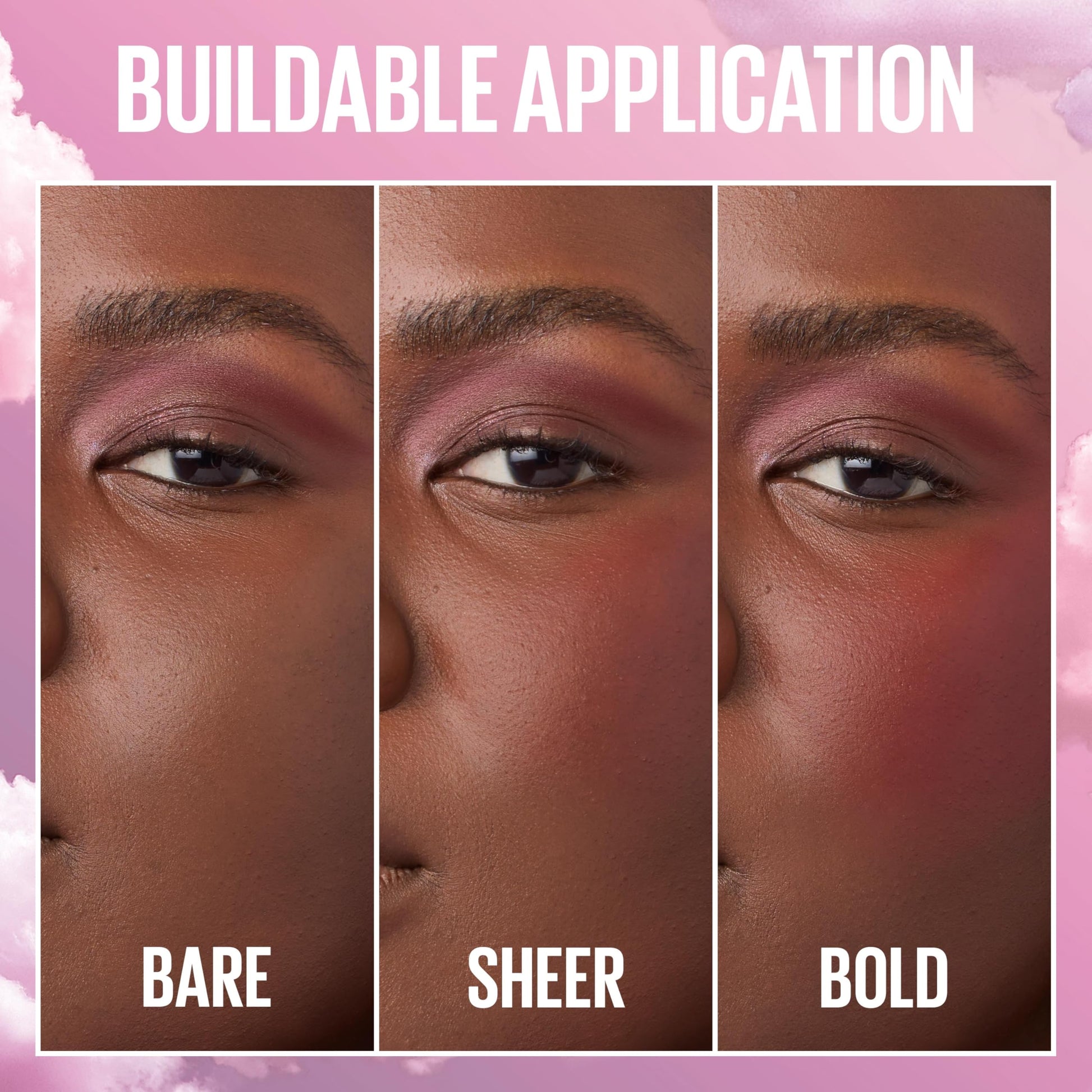 Maybelline Cloudtopia multi use mousse used as a matte lip color