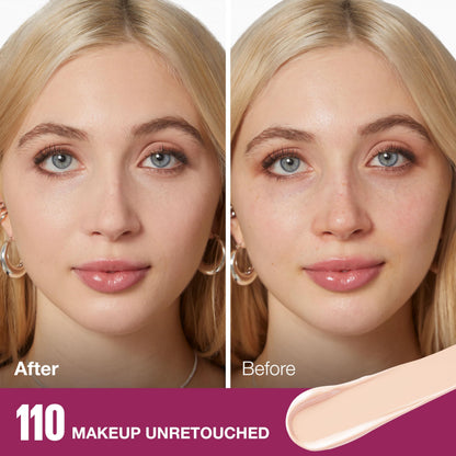 Authentic Maybelline anti aging multi use concealer stick on white background