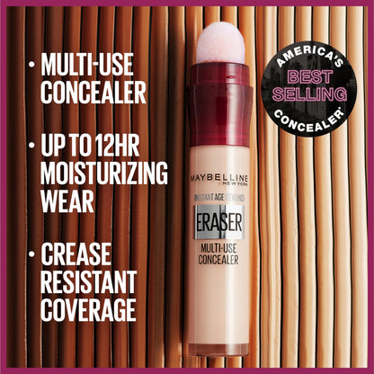 Maybelline Instant Age Rewind Fair 110 hydrating coverage swatch demonstration