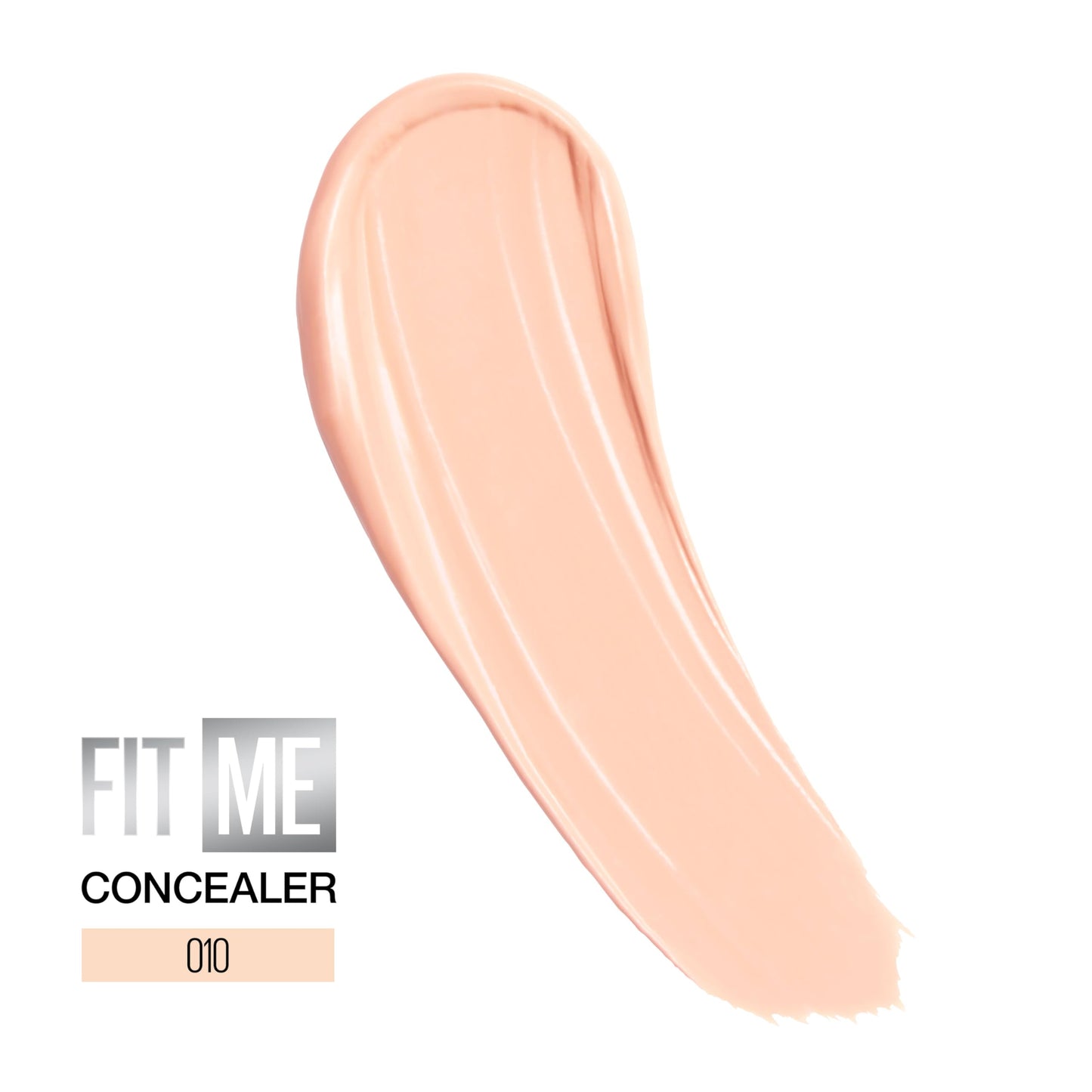 Oil free liquid makeup tube showing the doe foot applicator for precise under eye concealing.
