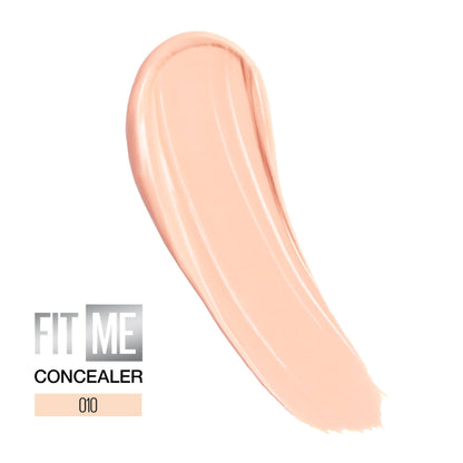 Oil free liquid makeup tube showing the doe foot applicator for precise under eye concealing.