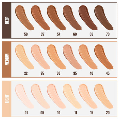 Close up of the shade fifteen Fair concealer container highlighting the clear product volume details.