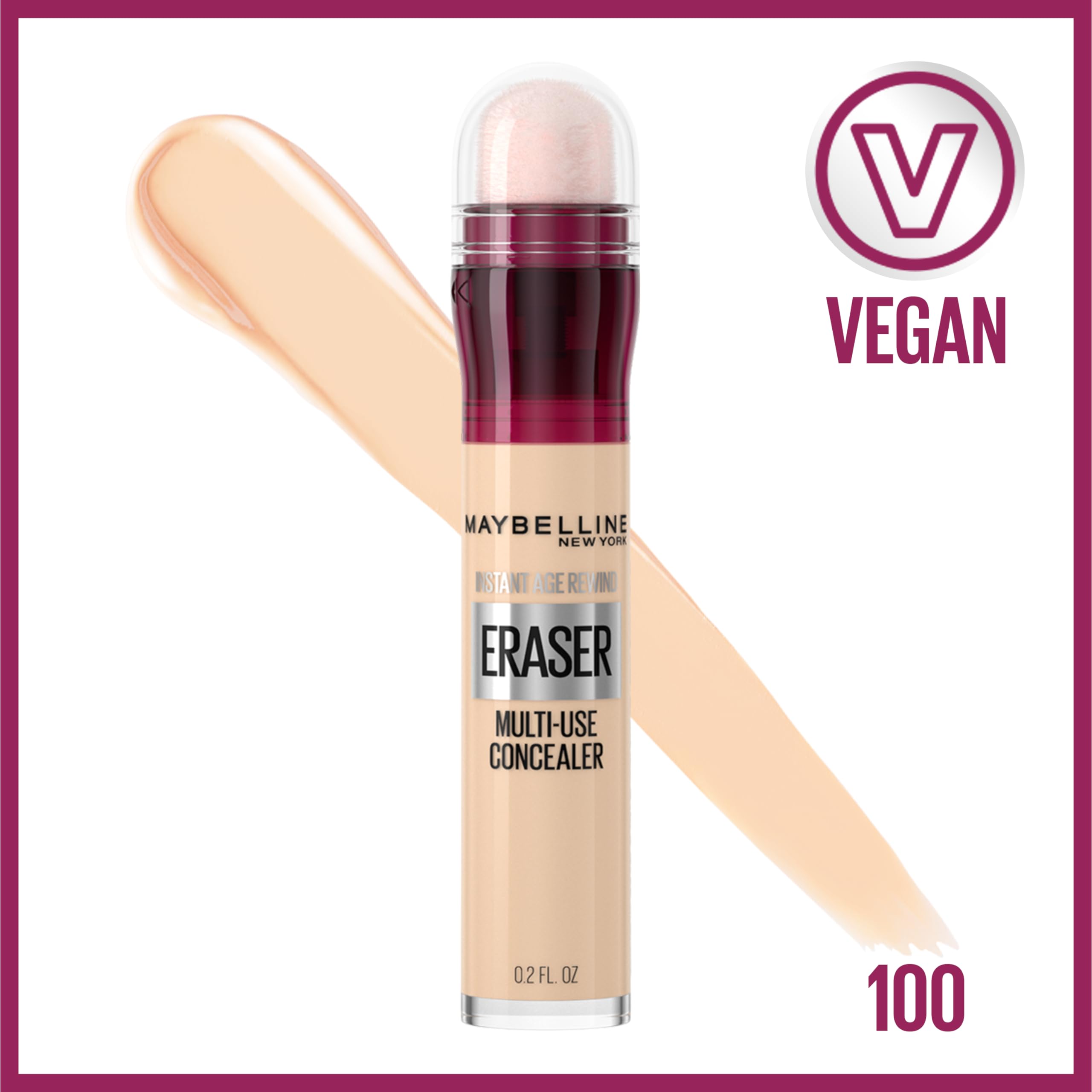 Maybelline Eraser Concealer sponge applicator close up