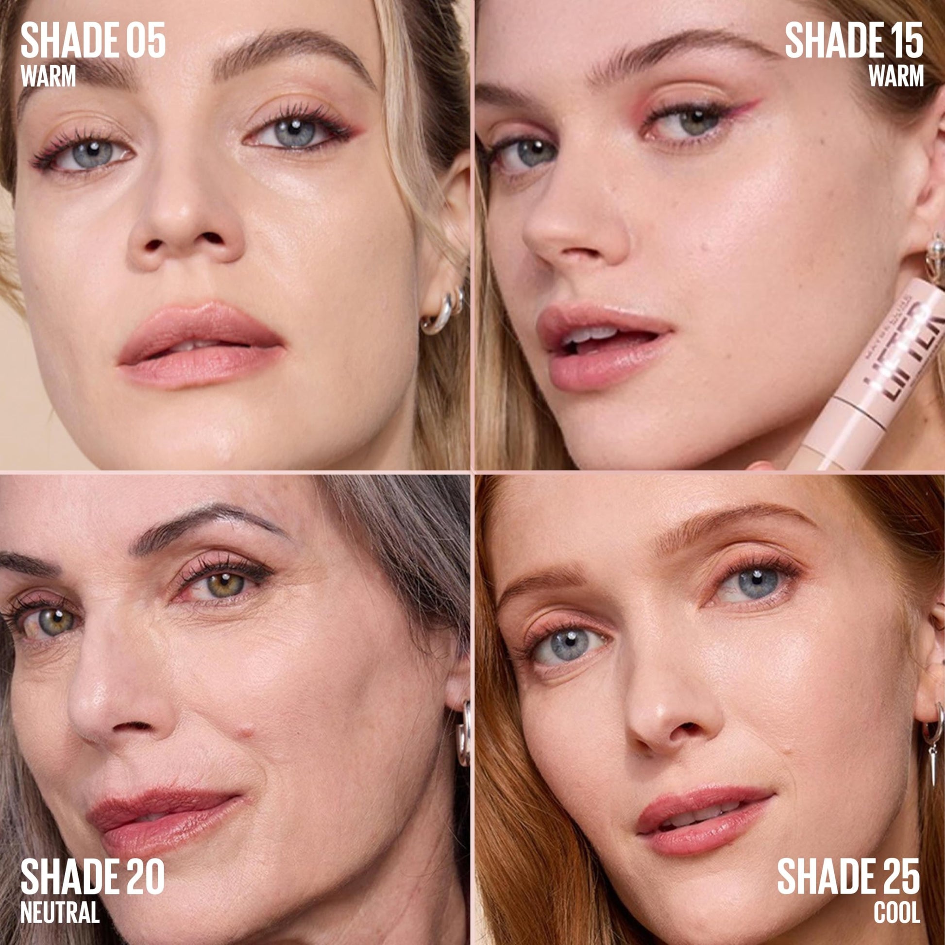 Maybelline Lifter Serum Concealer 20 Neutral swatch on skin
