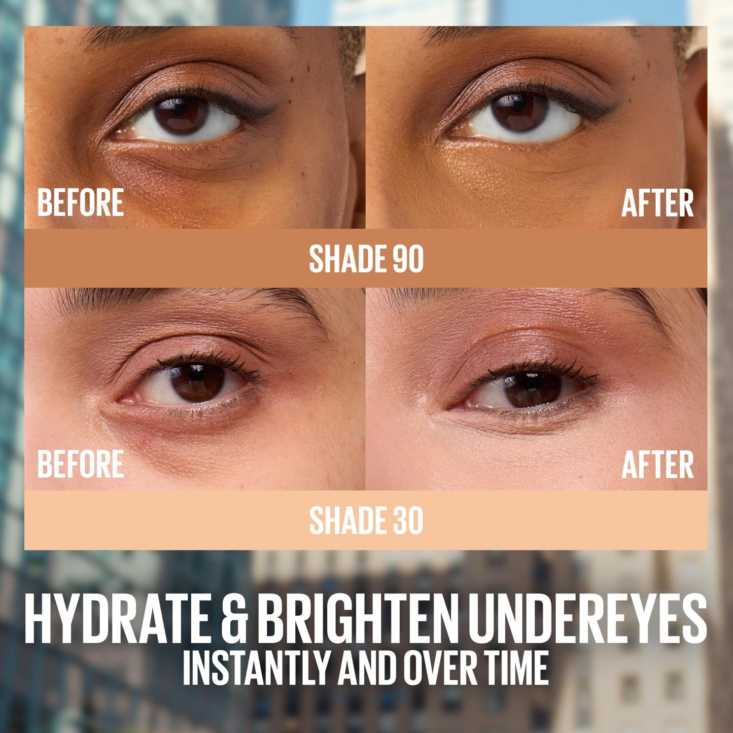 Maybelline Lifter Serum Concealer full coverage under eye demo