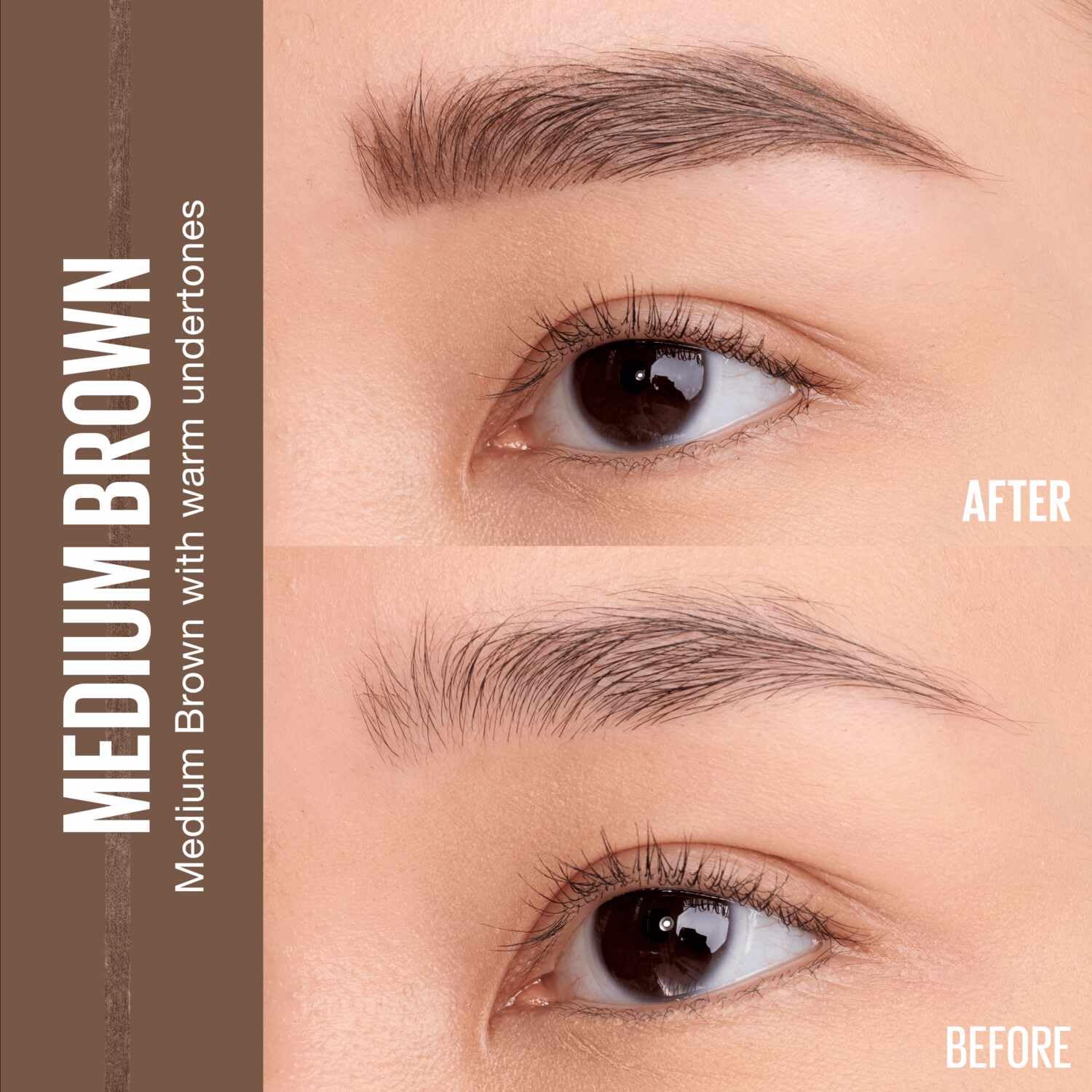 Maybelline brow pencil featuring built-in blending spoolie brush